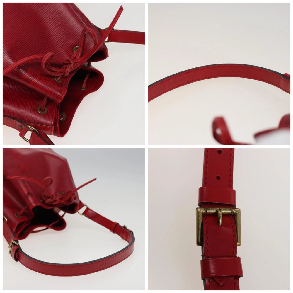 LOUIS VUITTON Epi Petit Noe Shoulder Bag Red M44107 LV Auth 77898 - Picture 16 of 16